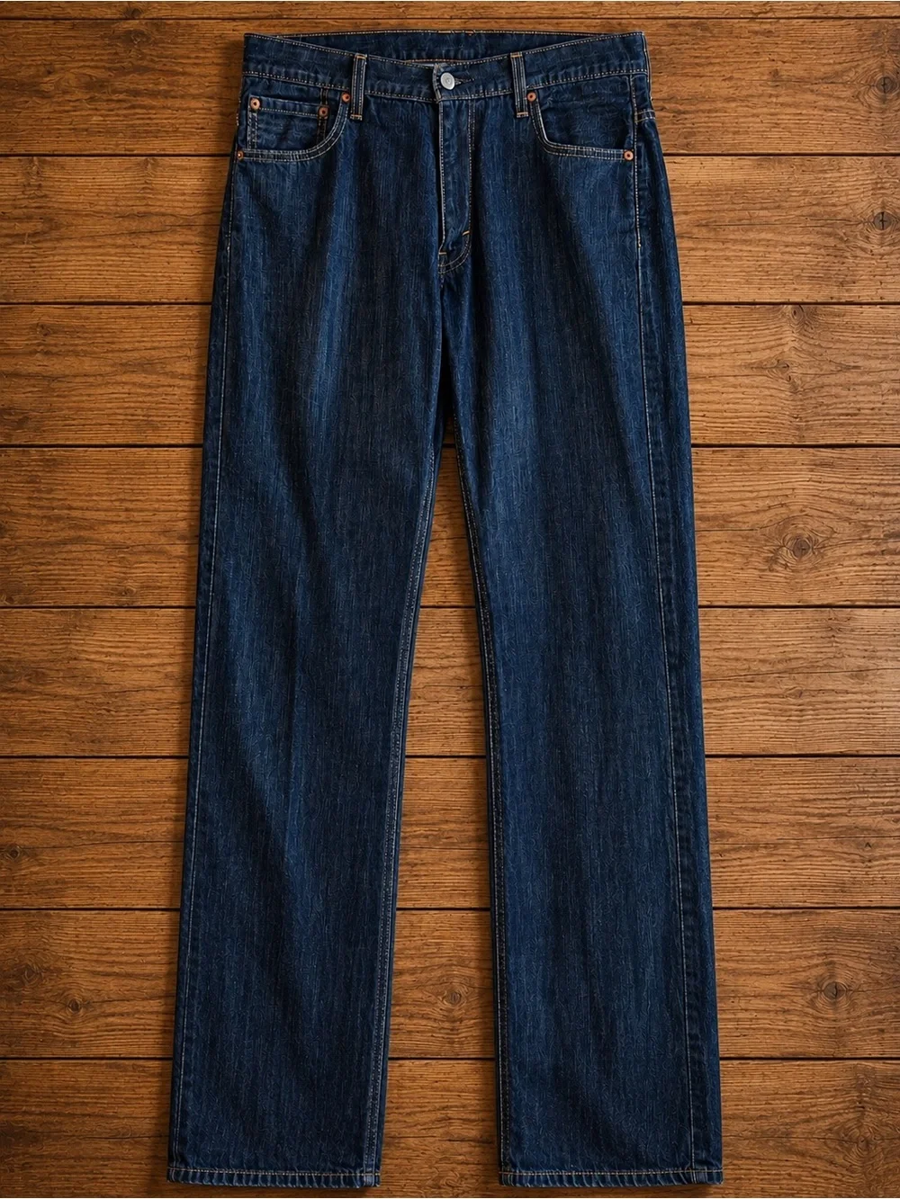 Levi's 569 Men’s Jeans Loose Straight Fit - Dark Blue Denim Casual 34W X 36L